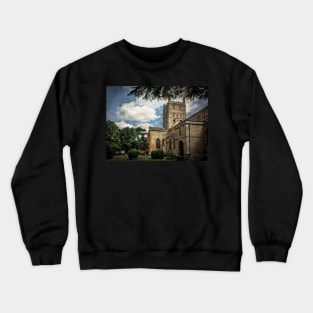 Tewkesbury Abbey in Gloucestershire Crewneck Sweatshirt